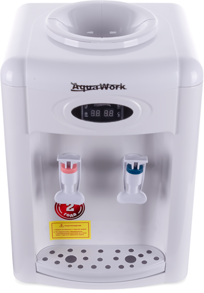 Aqua Work Кулер для воды Aqua Work 0.7-TDR-ST белый электронный с системой турбонагрева