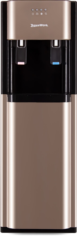 Aqua Work Кулер для воды Aqua Work 41-LDS золотой с нижней загрузкой бутыли электронный