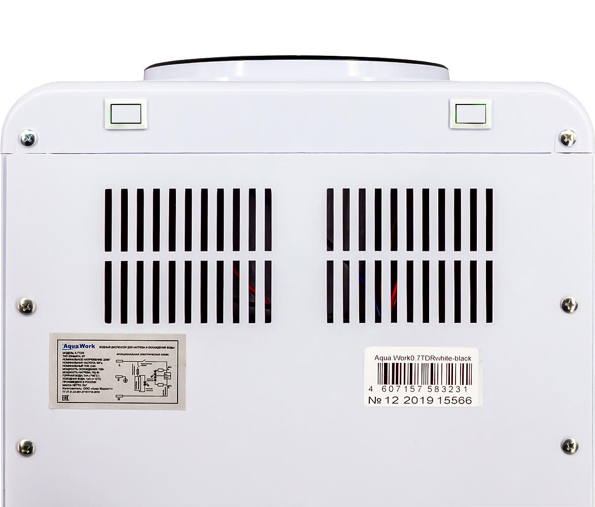 Aqua Work Кулер для воды Водораздатчик Aqua Work 0.7-TWR белый без охлаждения