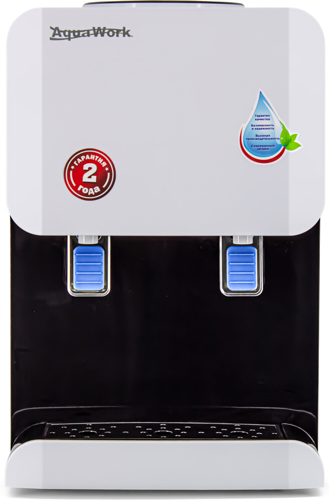 Aqua Work Кулер для воды Водораздатчик Aqua Work 105-TWR бело-черный без охлаждения