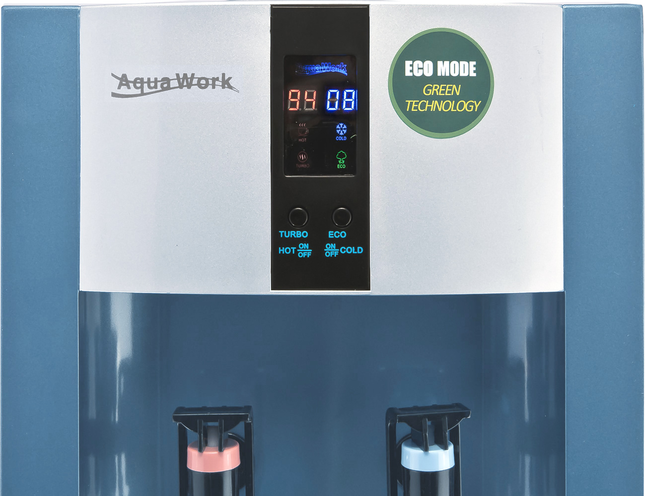 Кулер для воды Aqua Work 16-LD/EN-ST синий электронный с системой турбонагрева