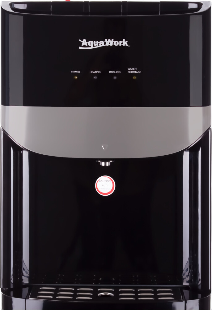 Кулер для воды Aqua Work R71-T черный с нижней загрузкой бутыли компрессорный