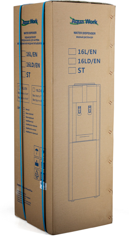 Aqua Work Кулер для воды Aqua Work 16-LD/EN серебро электронный