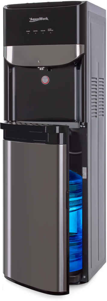 Кулер для воды Aqua Work R71-T черный с нижней загрузкой бутыли компрессорный