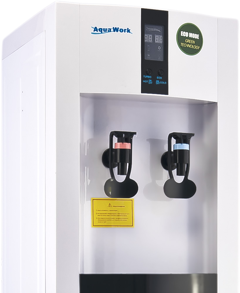 Кулер для воды Aqua Work 16-L/EN-ST белый компрессорный с системой турбонагрева