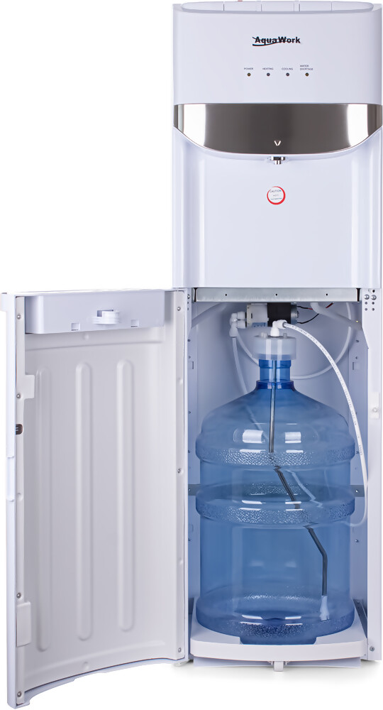 Aqua Work Кулер для воды Aqua Work R71-T белый с нижней загрузкой бутыли компрессорный
