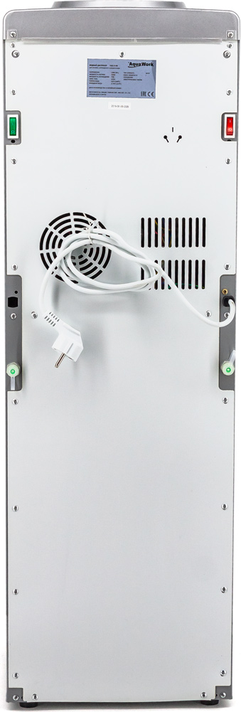 Кулер для воды Aqua Work 5-VB красный со шкафчиком электронный