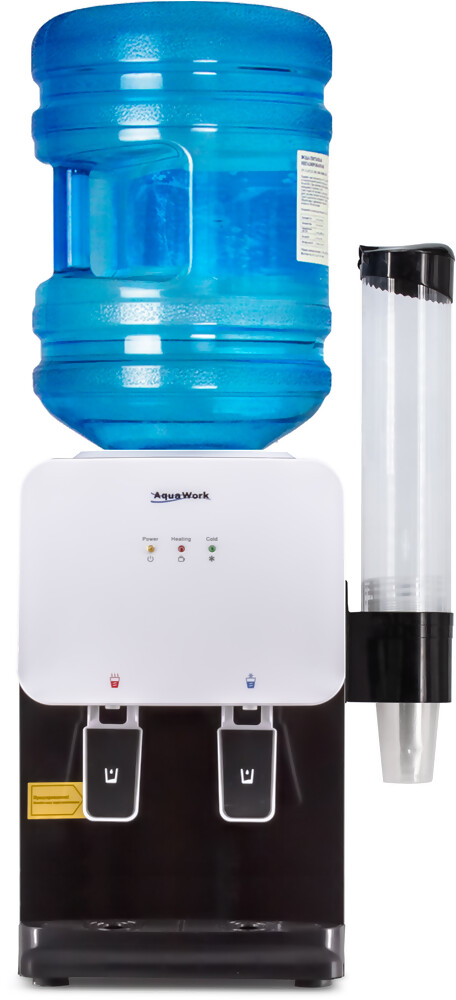 Aqua Work Кулер для воды Aqua Work 24-TD бело-черный электронный