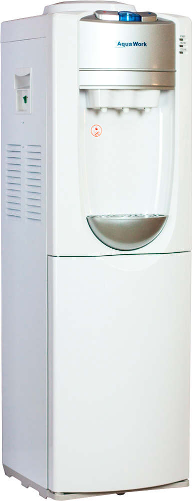 Aqua Work Кулер для воды Aqua Work 712-S-W белый со шкафчиком компрессорный