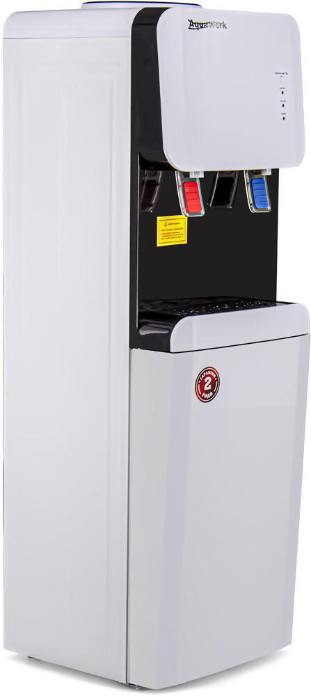 Aqua Work Кулер для воды Aqua Work 105-LR бело-черный со шкафчиком компрессорный