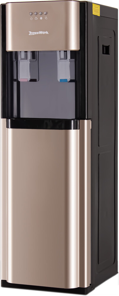 Aqua Work Кулер для воды Aqua Work 41-LDS золотой с нижней загрузкой бутыли электронный