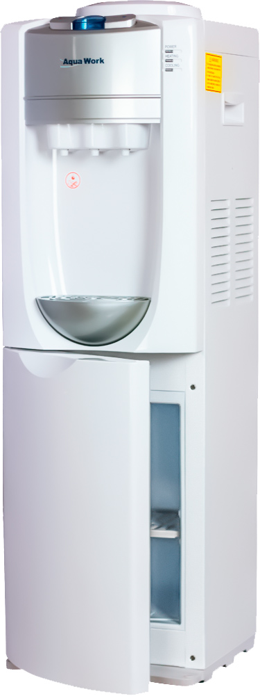 Aqua Work Кулер для воды Aqua Work 712-S-W белый со шкафчиком компрессорный
