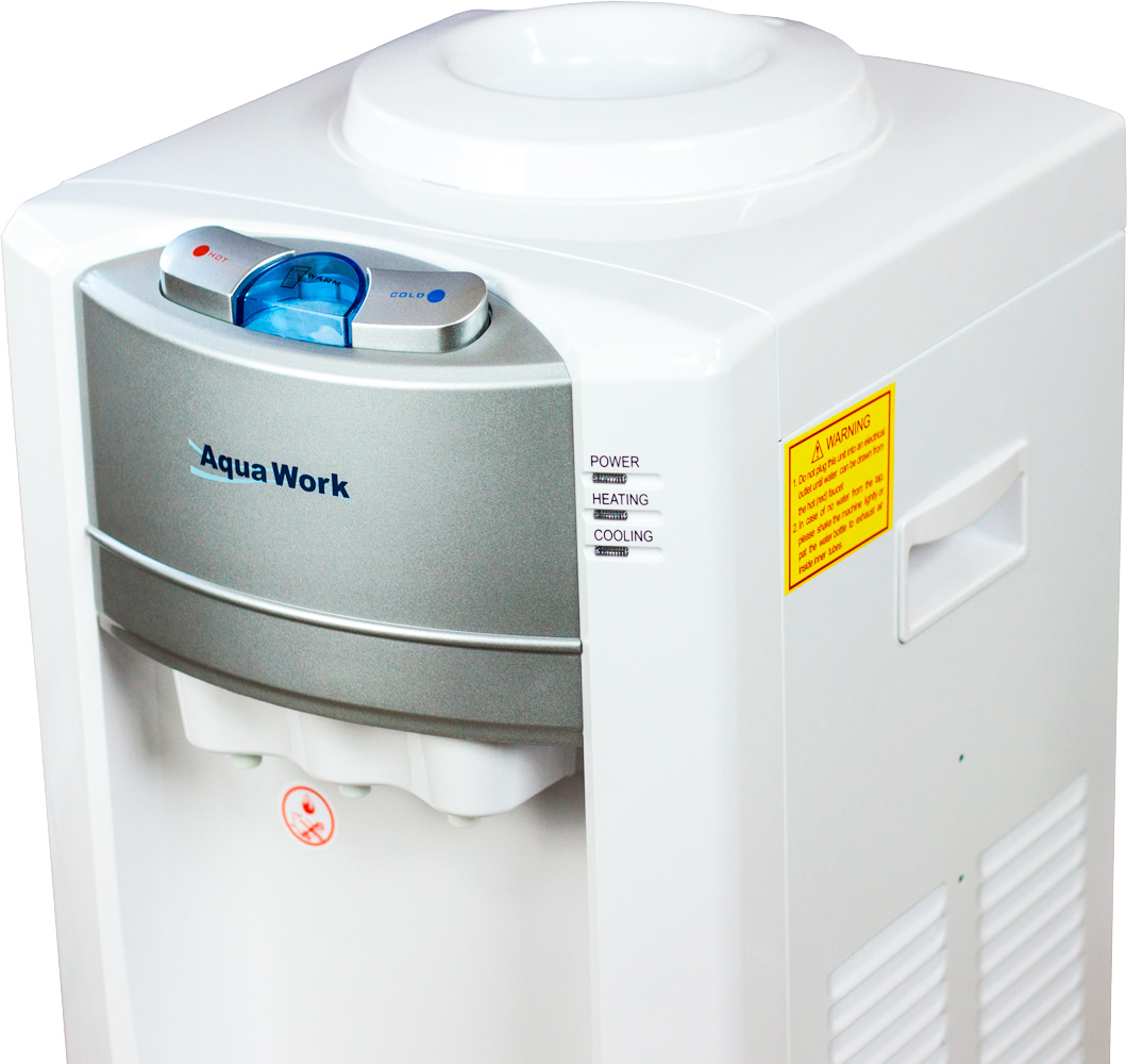 Aqua Work Кулер для воды Aqua Work 712-S-W белый со шкафчиком компрессорный