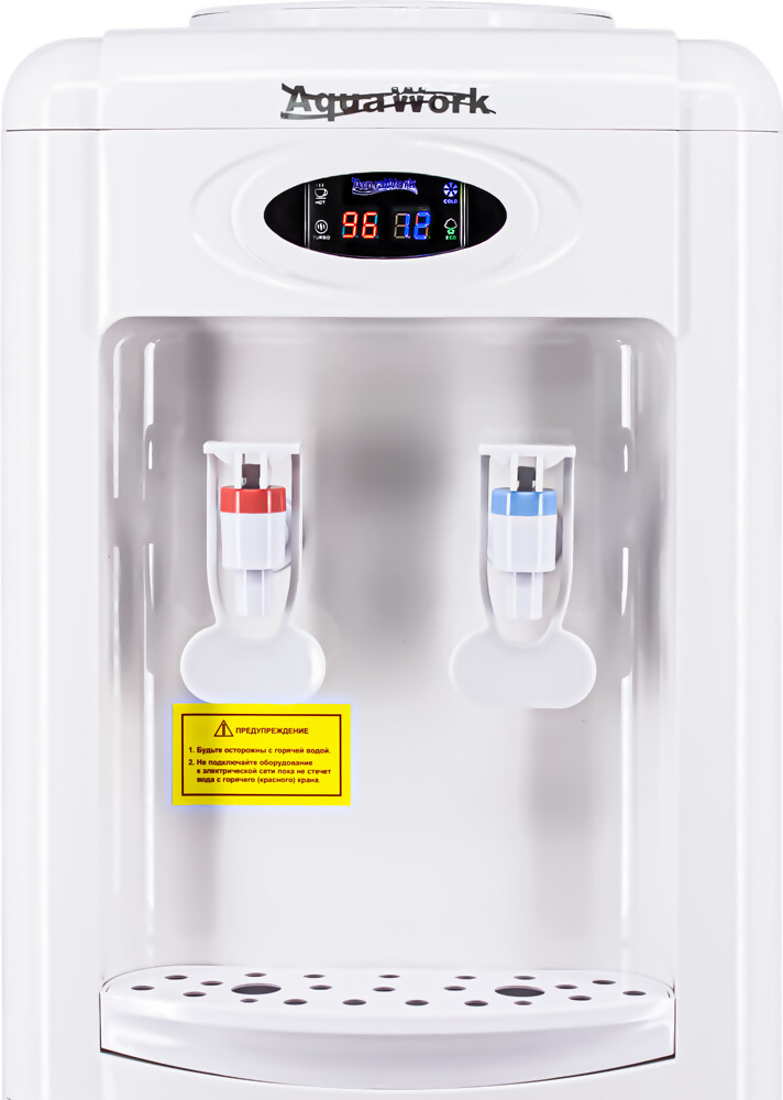 Aqua Work Кулер для воды Aqua Work 10-LDR-ST белый электронный с системой турбонагрева