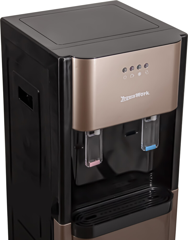 Aqua Work Кулер для воды Aqua Work 41-LDS золотой с нижней загрузкой бутыли электронный