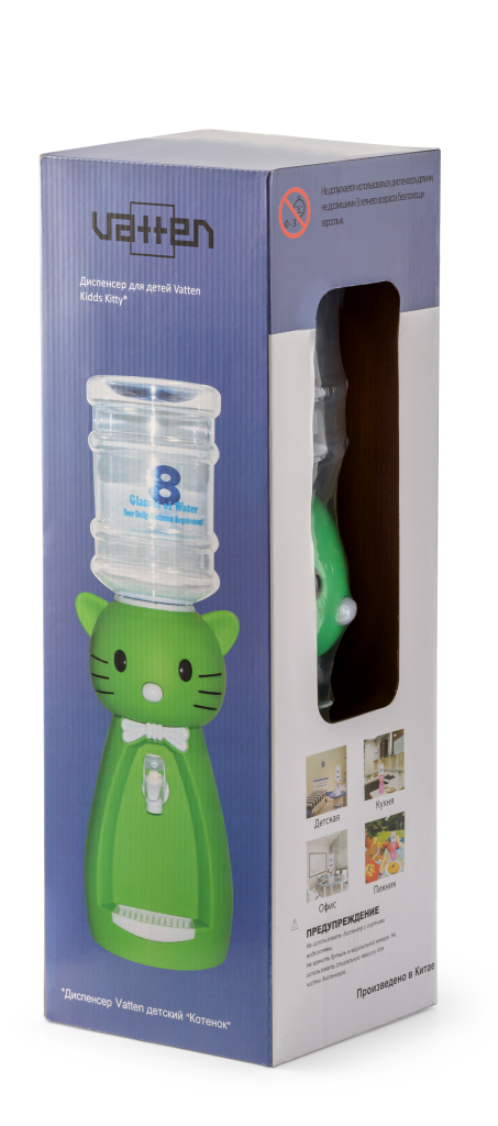 VATTEN Кулер VATTEN kids Kitty Lime