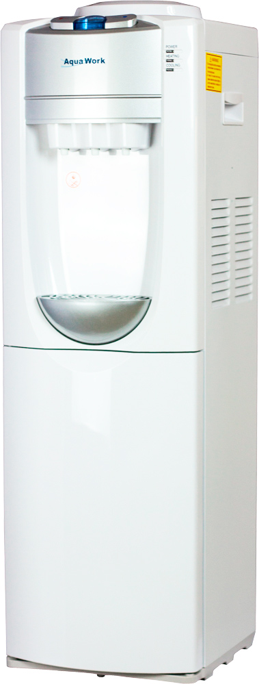 Aqua Work Кулер для воды Aqua Work 712-S-W белый со шкафчиком компрессорный