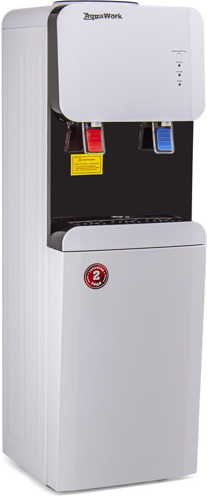 Aqua Work Кулер для воды Aqua Work 105-LKR бело-черный со шкафчиком без охлаждения