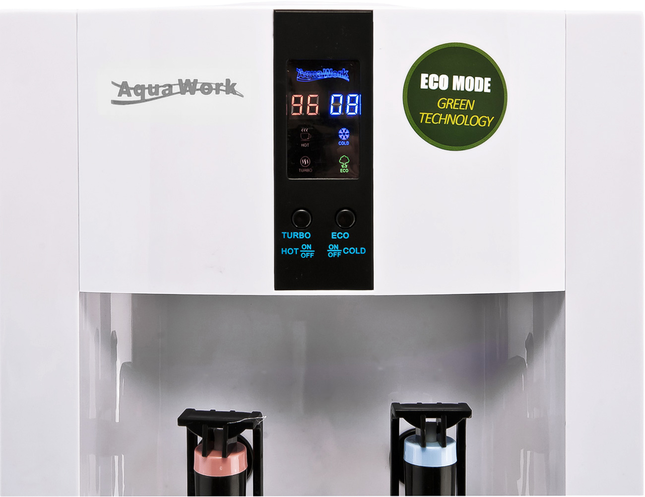 Кулер для воды Aqua Work 16-L/EN-ST белый компрессорный с системой турбонагрева