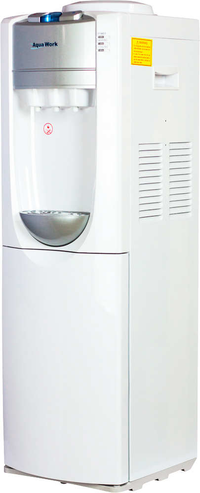 Aqua Work Кулер для воды Aqua Work 712-S-W белый со шкафчиком компрессорный