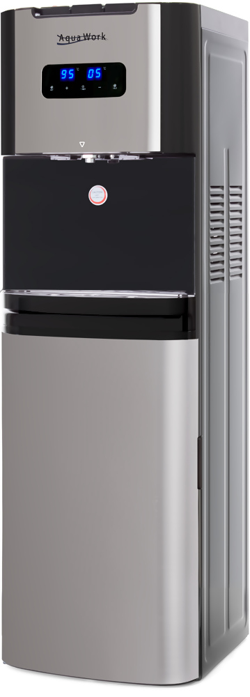 Aqua Work Кулер для воды Aqua Work 72-LS черный с нижней загрузкой бутыли компрессорный