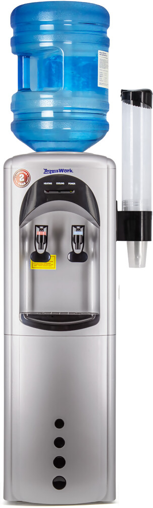 Aqua Work Кулер для воды Aqua Work 17-LDR серебро-черный электронный