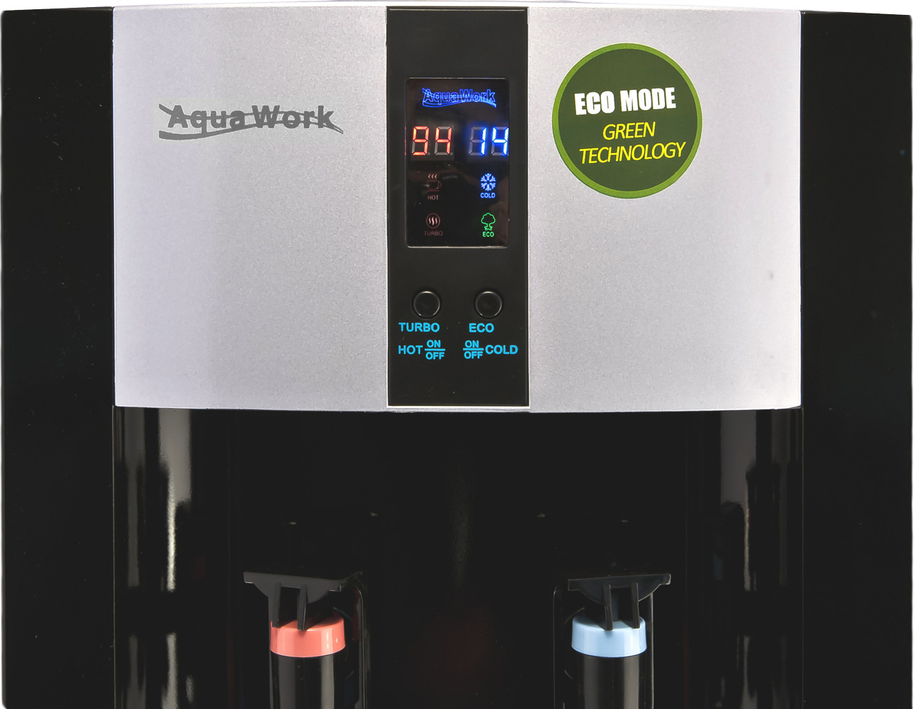 Кулер для воды Aqua Work 16-L/EN-ST черный компрессорный с системой турбонагрева