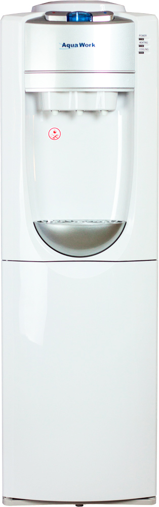 Aqua Work Кулер для воды Aqua Work 712-S-W белый со шкафчиком компрессорный