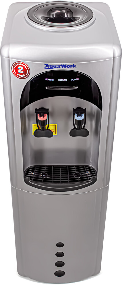 Aqua Work Кулер для воды Aqua Work 17-LDR серебро-черный электронный