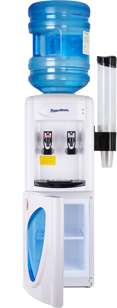 Aqua Work Кулер для воды Aqua Work 0.7-LR белый со шкафчиком компрессорный
