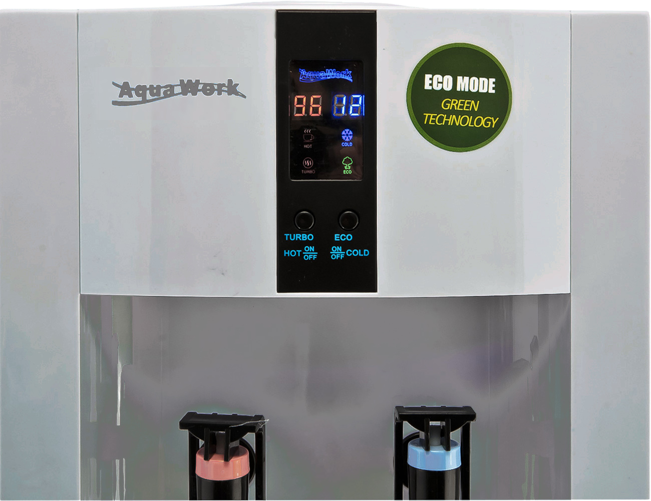 Кулер для воды Aqua Work 16-LD/EN-ST серебро электронный с системой турбонагрева